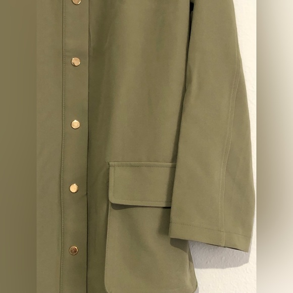 Solitaire Women’s Trench Coat with Elastic Waist - Picture 3 of 4